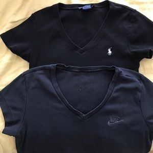 V Neck Bundle: Nike & Ralph Lauren